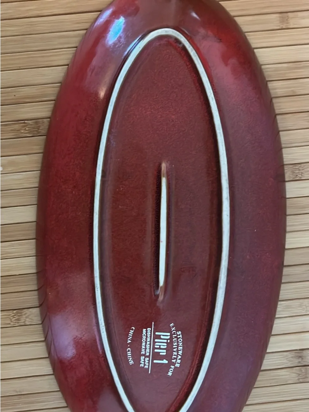 Pier 1 bold red